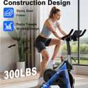 Superun Exercise Bike, Stationary Bikes for Home Gym with 32-Level Magnetic Resistance, 300LBS Capacity Indoor Cycling Bike with Comfortable Seat, LED Display