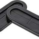 uxcell Rubber Grommet Oval Double-Sided Mount Size 110 x 40 mm for Wire Protection 4pcs