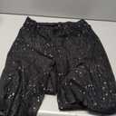 Women's Glitter Sequin Long Loose Pants Bling Party Clubwear Elastic Casual Pants, SIZE L