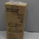 LEVERLOC Shower Caddy Suction Cup, Shower Organizer Removable Bathroom Shelf, Storage Suction Powerful Max Hold 22lbs Bathroom Caddy Waterproof Holder, Silver, 2 Pack