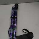 LIXIANG Foldable Offset Walking Cane Floral Printed 5-Level Adjustable Height Portable Self-Standing Walking Stick for Seniors Women Ladies Adult Leg Injuried People