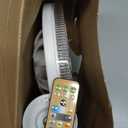 Souxgjey Ceiling Fan with Lights,10" Socket Fan Light with Remote,E26/E27 Screw-in Design,3 Speeds,3 Color Temperatures,Dimmable LED for Bedroom,Bathroom,Kitchen,Garage,Kids Room,Crystal