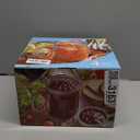 Encheng 32 oz Wide Mouth Mason Jars with Airtight Hinged Lids, Large Glass Jar with Lid for Pickling, Fermentation, Canning, Food Storage  Set of 4 Glass Storage Containers