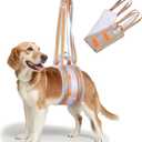Portable Dog Lift Harness,Dog Sling for Medium Dogs Hind Leg Support,Reinforcement Against bunching,Suitable for 25-70 lbs Dogs with Weak Rear Legs, Helps Senior, Injured, Disabled,After ACL Surgery