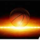 Basketball Canvas Wall Art. 58"x29"