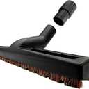 Universal Vacuum Brush Works for 32 mm (1 1/4") and 35 mm (1 3/8") Tubes - 14Inch  Compatible with shop vac attachments, Bissell, Eureka, Kenmore, Hoover  Includes 1 Floor Brush + 1 Adapter
