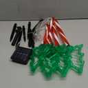 Kazheon Solar Christmas Pathway Lights 6 in 1 Xmas Tree Candy Light with 8 Modes, Waterproof LED Garden Stake Light for Walkway Yard Lawn Porch Holiday Outdoor Decor (Green)