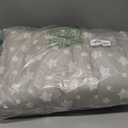 Dog Crate Bed Mat (36" X 23"), Soft Dog Bed Mat with Cute Stars, Personalized Crate Pad, Anti-Slip Bottom, Machine Washable Kennel Pad (Grey)