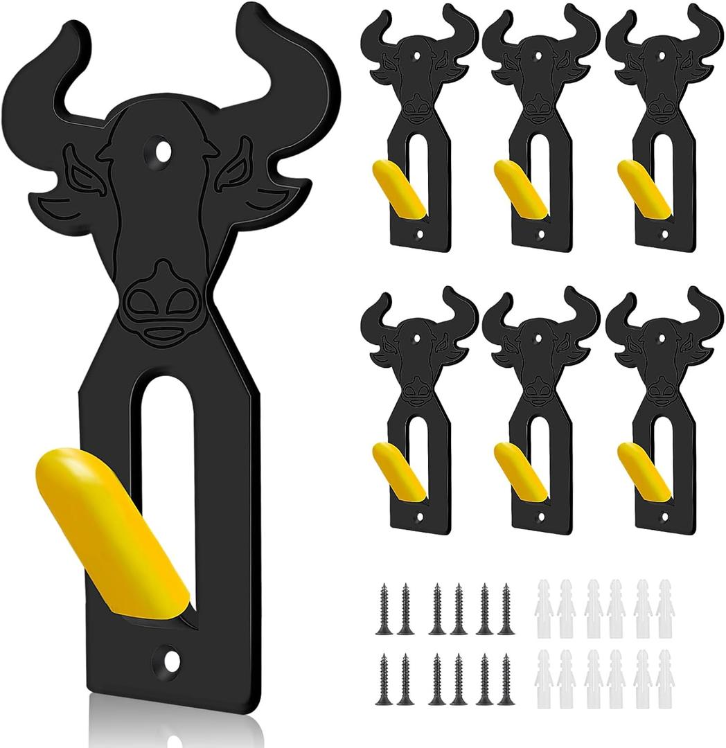 3 x European Mount Skull Hanger, Skull Wall Mount Hanger for Hanging Deer Head, Pronghorn and Other Smaller Skulls, Suitable for Indoor or Outdoor Use 3 Pack