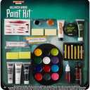Spooktacular Creations 26 Pcs Halloween Family Makeup Kit, Zombie Makeup, Face Paint with Zombie, Fake Blood Costume Easy On & Easy Off Character Set for Halloween Party Supplies