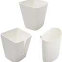 Zerodeko 3pcs Hanging Basket Cart Storage Box Kitchen Hanging Baskets for Pantry Cabinet Wardrobe Bathroom Sundries Holder Compact Organizer Bins for Home Living Room