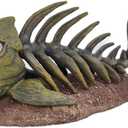 Halloween Skeleton Decorations, 3 Styles, Eagle, Fish, Unicorn Animals Skeletons, for Table Yard Lawn Party Props Dcor (Fish)