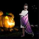 2 x Girl's Butterfly Wings and Mask Set - Colorful Pink - Purple Look, Great for Halloween, Birthday Party Dress - up and Cosplay (Pink and Purple)