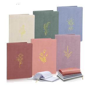 6 Pack Book Covers Stretchable Reusable Aesthetic Jumbo Book Cover Protector with Bookmarks for Paperbacks Hardcover Textbook up to 10" x 12. 5" Office Supplies