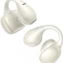 Lytmi CozyClip Open Ear Headphones, Clip-On Earbuds with Bluetooth 5.4, Lightweight and Comfortable, Clear Audio, 22-Hour Playtime, IPX4 Waterproof Earphones for Running and Fitness-White