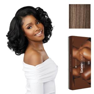 Sensationnel Bare Lace 13X6 Wigs - Unit 19 Lacefrontal Glueless Synthetic 180 Degree Preplucked Hairline (FLAMBOYAGEMOCHA)