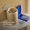 Harry's Plus Razor Refills - 4 Cartridges with Travel Blade Cover - Compact Cartridge Design for Precise Control - Shaving Kit for Men - Only Compatible with Harry's Plus Handles