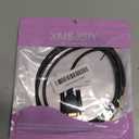 XMSJSIY DB9 Connector RS232 Serial Port Cable DB9 Adapters Solderless 9-Pin COM Port Breakout Replacement Cable Order:235 (Female) -1.5m/4.92Feet