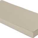 Outdoor Bench Cushion 48 x 18 Inch Thick Waterproof Porch Swing Cushions with Tie Patio Furniture Chair Cushion Bench Pad Color Fastness Backyard Seat Pads, Cream