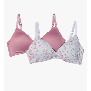 Tahari Girls 2-Pack Molded Wireless Bras