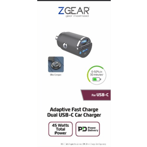 USB C Car Charger, Smallest Cigarette Lighter USB Charger Adapter 30W PD & 30W QC3.0 4.8A Dual Port Fast Car Charger Adapter Flush Fit Compatible with iPhone 12 iPad MacBook Samsung
