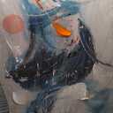 Ardemy Abstract Wall Art Canvas Modern Textured Teal Paintings Wall Art for Living Room Pictures Bedroom Wall Decor Artwork Home Office Kitchen Bathroom, 40"x20"