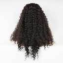 Short Curly Afro Wig With Bangs For Black Women Kinky Curly Hair Wig Afro Synthetic Full Wigs 18"