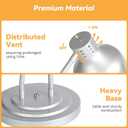 Food Heat Lamp,500W Commercial Food Warmer Lamp,Adjustable Food Warming Light with 3 Bulbs,2 Head Catering Heating Lamp for Kitchen Cafeteria Restaurant Buffet Parties