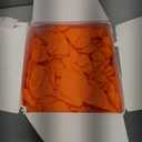TitanFlex Heavy Duty Orange Industrial Nitrile Gloves with Raised Diamond Texture, Latex Free (6mil/8mil)