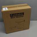 Mini Portable Washing Machine Travel, Portable Foldable Mini Washing Machine for Apartments Dorms Camping Travel Laundry with Spin Baby Clothes (Grey)