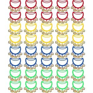 Yeshone 32 Pcs Hand Bells Jingle Bells Bulk Back to School Supplies Tambourine Noise Makers for Kids Adults Musical Instruments Christian Charity Church School Concert Birthday Party Favors