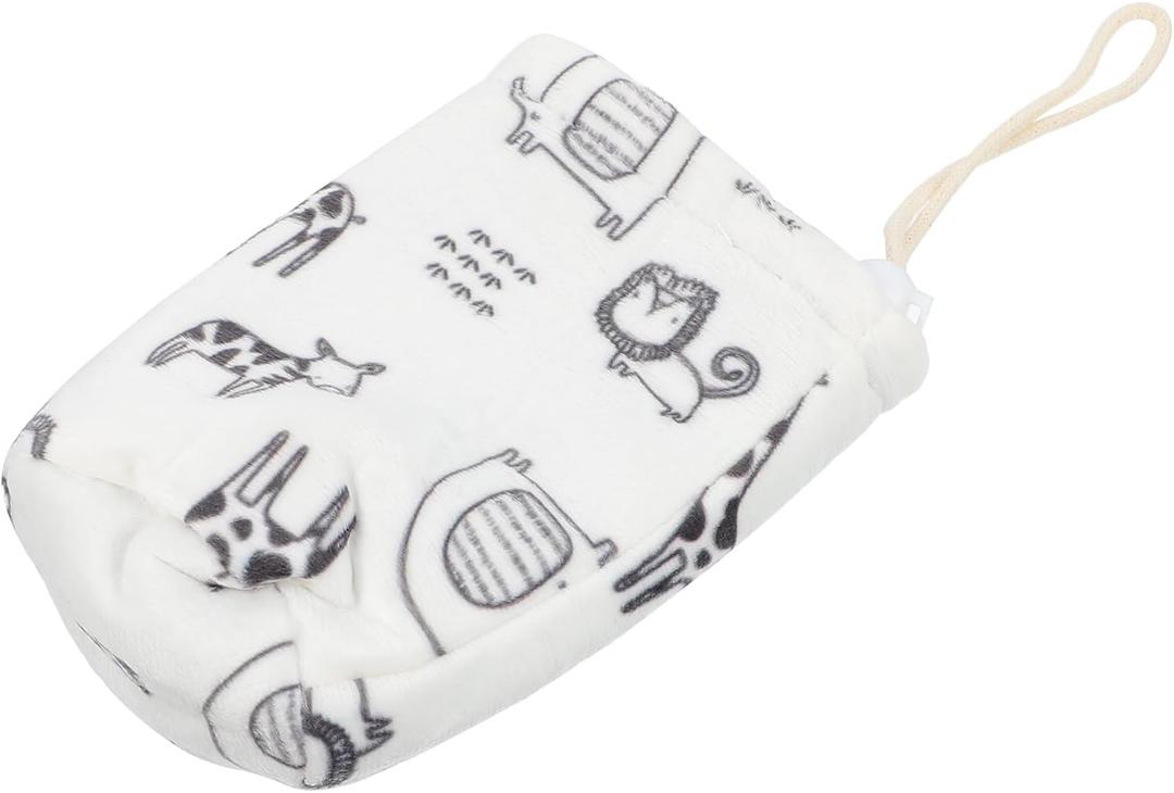 ULTNICE Baby Bottle Insulator Sleeve with String Warm Baby Bottle Cover Glass Nursing Feeder Warm Holder Pouch Infant