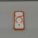 Diaclara Magnetic Designed for iPhone 17 Pro Case 6.3'' [Full Camera Protection] Full Body Bumper,[Compatible with MagSafe] Military Drop Proof Phone Case w/Built-in Screen Protector, Orange