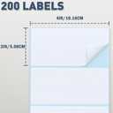 3 x JTIEO 2" x 4" Sticker Labels Direct Thermal Labels 200Pcs Shipping Label, Compatible with Zebra & Rollo Label Printer