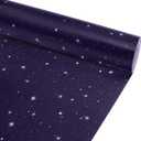 Outer Space Bulletin Board Roll Reusable Waterproof Erasable Night Sky Board Galaxy Fabric Bulletin Board Fadeless Night Sky Background Galaxy Planet Poster for Classroom Decor Wrap Craft 15.5" x20ft