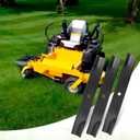 601124 Mower Blades Compatible with Hustler 54" Deck, 797696 High Lift Blades for Hustler Raptor SD, Fastrak, Super Z Series Lawn Mower, Replace for 92-208 601012 797712 (6 Pack)