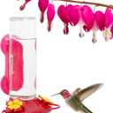 Perky-Pet Window-Mounted Glass Hummingbird Feeder - 14 fl oz Nectar Capacity - Entertaining Bird Watching - Glass Window Bird Feeder - 455-2 - Family Birdwatching