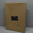 Juvale Coffee Table Tray - 15.7 x 11.8 x 3 in, Blue, Rustic Wood - Serving Tray with Interchangeable Gold & Silver Handles for Coffee Table Decor & Ottoman Use with 2 Coasters