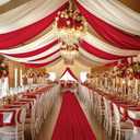 10 Panels 5x20ft White Ceiling Drapes for Weddings, Wrinkle Free Thick Polyester 20 ft Extra Long Ceiling Curtains Canopy Tent Draping Fabric Arch Drapery for Birthday Big Party Events Decor, 60"W x 240"L