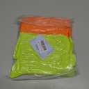 Women's Neon Scrunch Crew Socks 80s 90s Retro 3-Pack Cotton Stacked Boot Calf Cozy Ribbed Slouchy Socks Size 5-10 (2-neon Green/1-neon Orange)