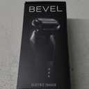 Bevel Electric Shaver for Men, Mens Foil Shavers for face, Wet & Dry Shave, Waterproof, Fast Charging, Cordless Rechargeable, Black