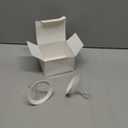 2pcs 16mm Soft Rim Flanges with 106 Degree Wider Opening Angle for Medela Breast Pump, PersonalFit, Freestyle, Maxflow, Freestyle Flex Swing Maxi Connector, Lansinoh Signature Pro