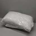 Feathers Down Throw Pillow Inserts 12x20, Set of 2, 100% Organic Cotton Shell, Soft Decorative Lumbar Pillow Insert for Living Room Sofa, Couch, or Bed (White)