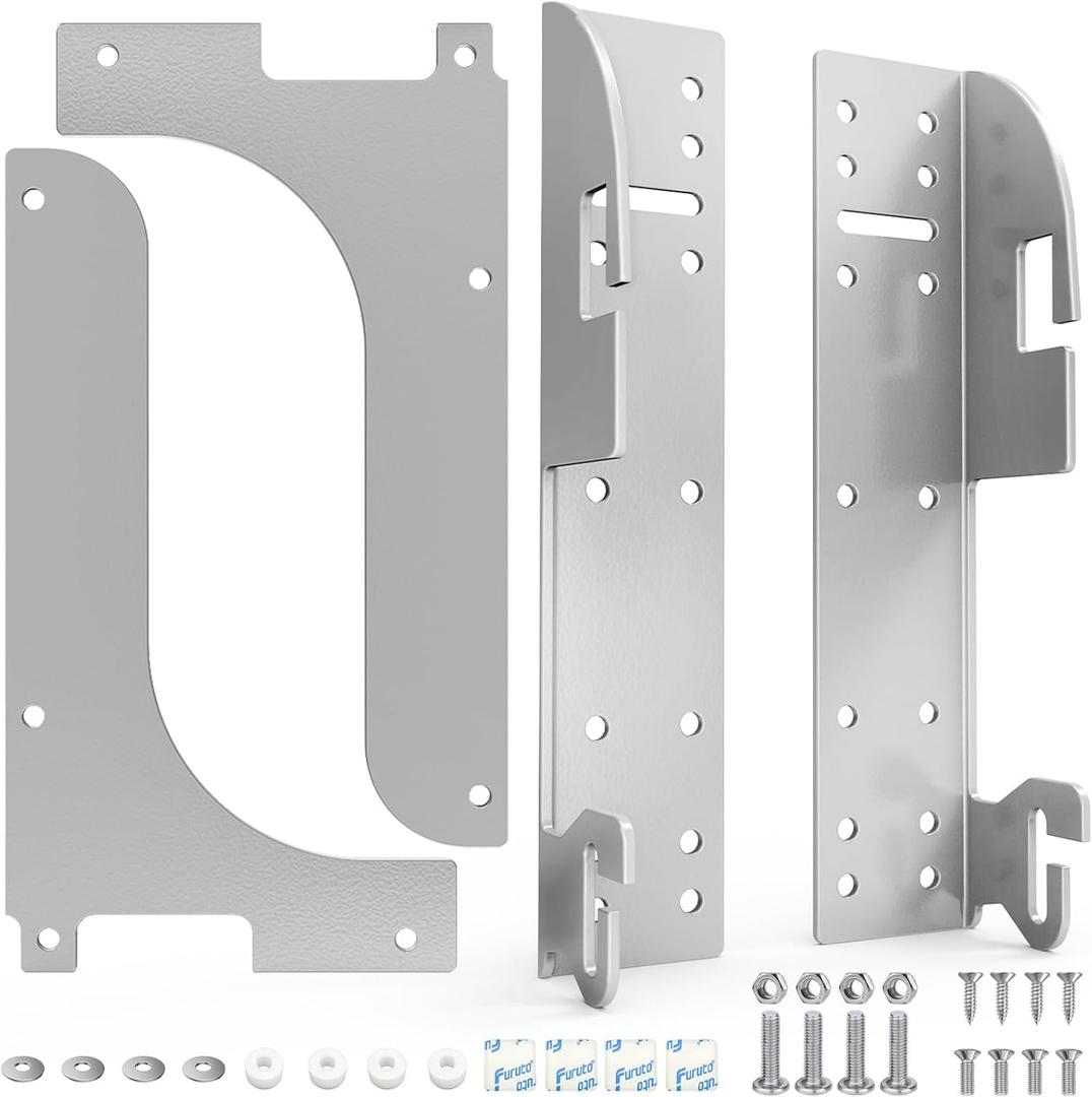 ForoGore 5WB-DMKIT Door Mount Kit Compatible with Rev-A-Shelf 5WB1 5WB2 5CW2 Series Basket RV Shelf Door Mount Kit for Cabinet Organizer Kitchen Base