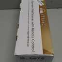 iThird Battery Operated Wall Sconces Set of 2: 10000mAh Rechargeable Wall Lights with Remote Control, 360 Rotate Wireless Wall Scone Decor for TV/Mirror Bedroom Living Room, 31.5 Inch, Black