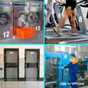 iSYFIX Reflective Vinyl Number 8 (Eight) Stickers - 6 Pack 9 inch Self Adhesive - Premium Decal Die Cut & Pre-Spaced for Mailbox, Signs, Door, Cars, Trucks, Home, Business, Address Number, Outdoor