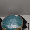 Steel Tongue Drum - HOPWELL 15 Note 14 Inch - Percussion Instrument - Hand Pan Drums with Music Book, Drum Mallets and Carry Bag, D Major, Malachite Green
