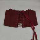 Corset Tops for Women Lace Up Overbust Corset Bustier Halloween Costume Strapless Sexy Going Out Crop Top Tank, XL