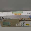 bella 2 Slice Slim Toaster, Fits-anywhere Kitchenware, 6 Setting Shade Control with Reheat & Cancel Buttons, Fits Sourdough, 10 Long Slot, Anti Jam & Auto Shutoff, 900 Watt, Seaglass