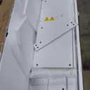 Full Size Murphy Bed Wall Bed with Sofa and Storage Shelves, White